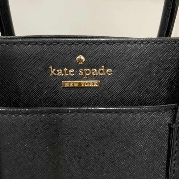 Kate Spade Cameron Street Large Candace satchel - black leather gold hardware - Picture 6 of 14